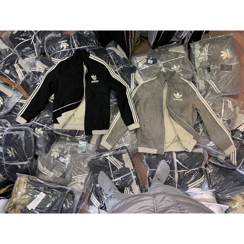 Áo Khoác Da lộn lót lông