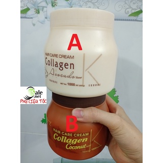 1000ml Dầu hấp phục hồi tóc tóc Collagen Karanz