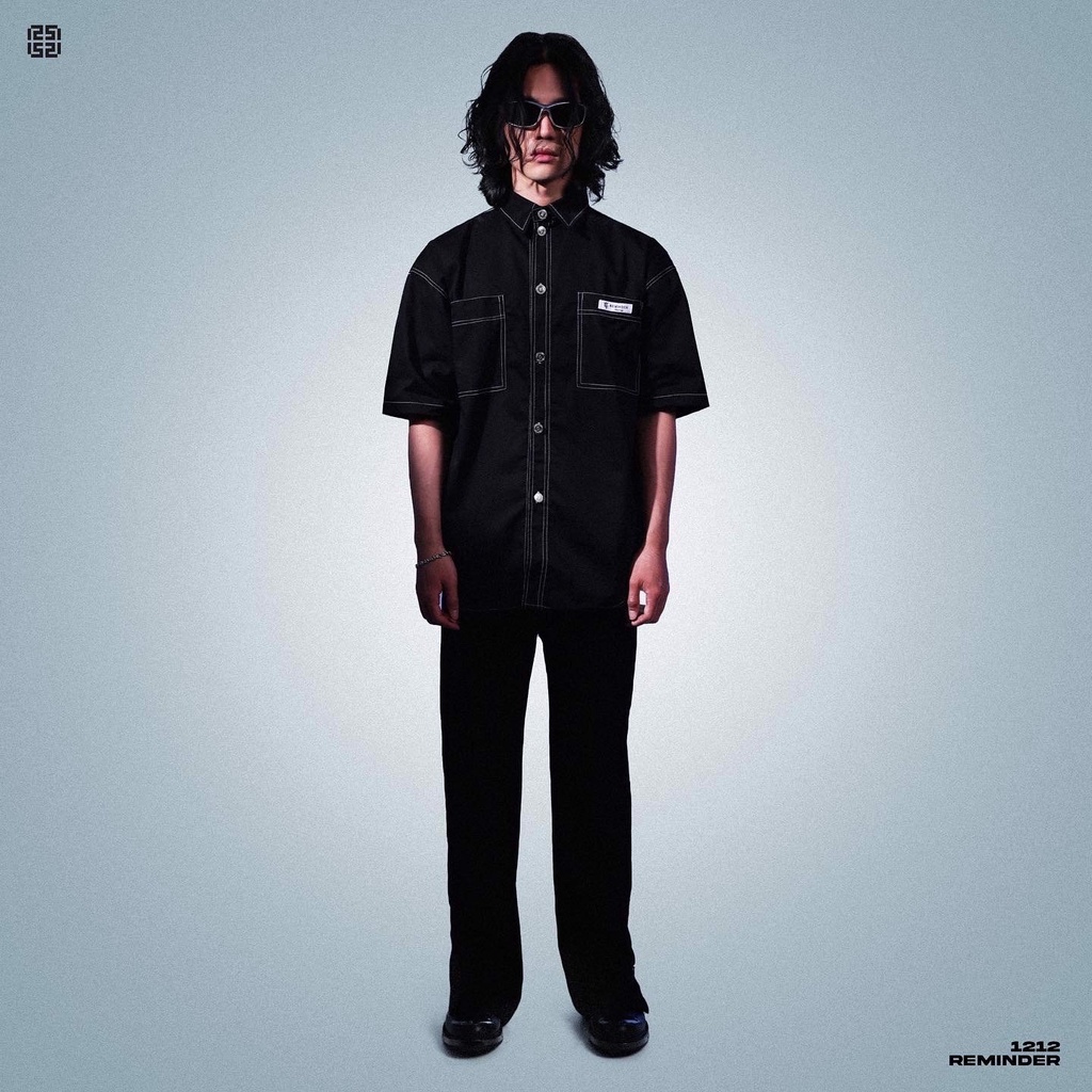 REMINDER - QUẦN KAKI TROUSERS PANT FORM XUÔNG MÀU ĐEN UNISEX NAM NỮ