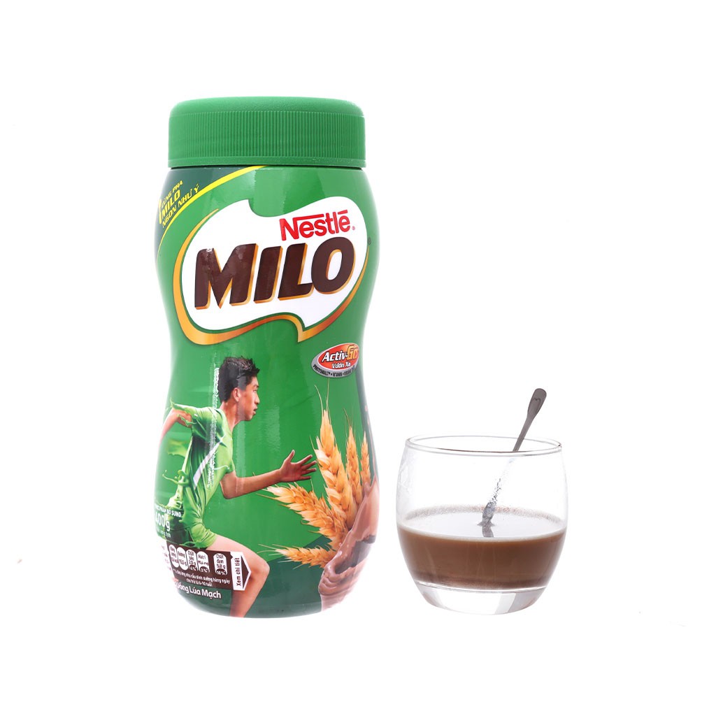 Thức Uống Lúa Mạch Nestle' Milo Active-Go Lọ 400g