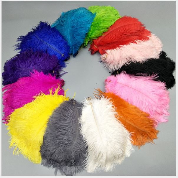lông vũ mềm 15-20cm, lông đà điểu phụ kiện chụp ảnh, trang trí