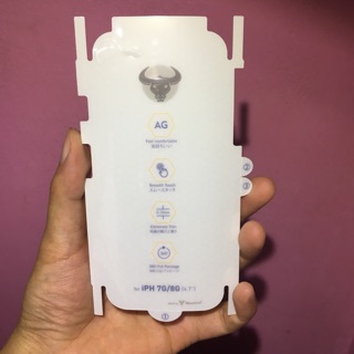 Miếng dán ppf chống vân tay mặt sau cho iphone 7, iphone 8