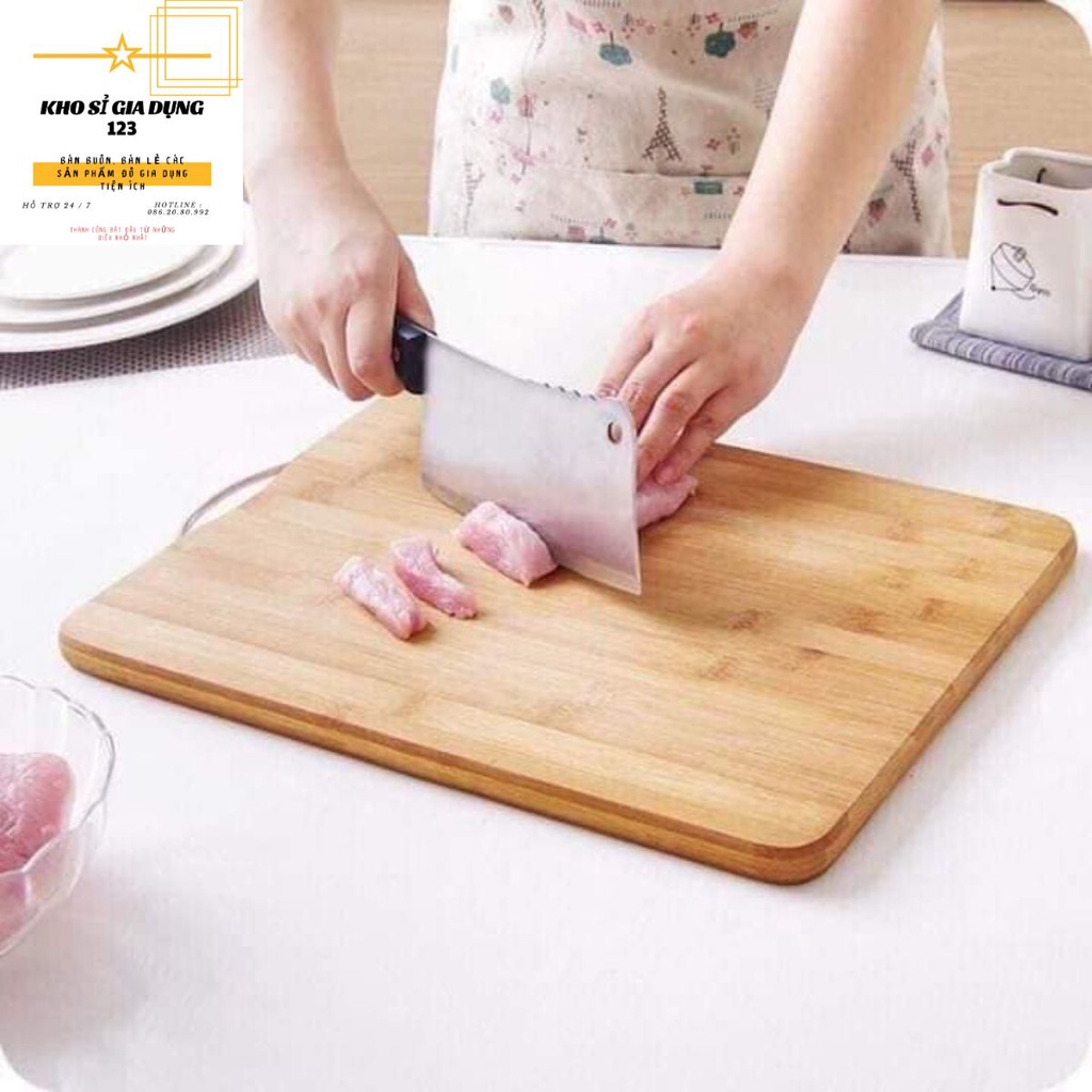 Thớt gỗ trúc siêu hạt rẻ