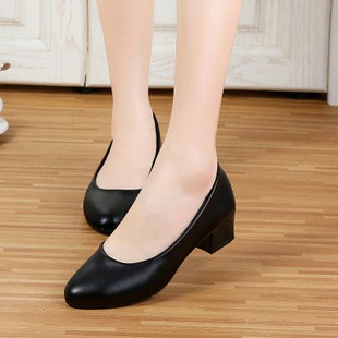 Giày cao gót size lớn big size 40 41 42 43 gót vuông 5phân size to