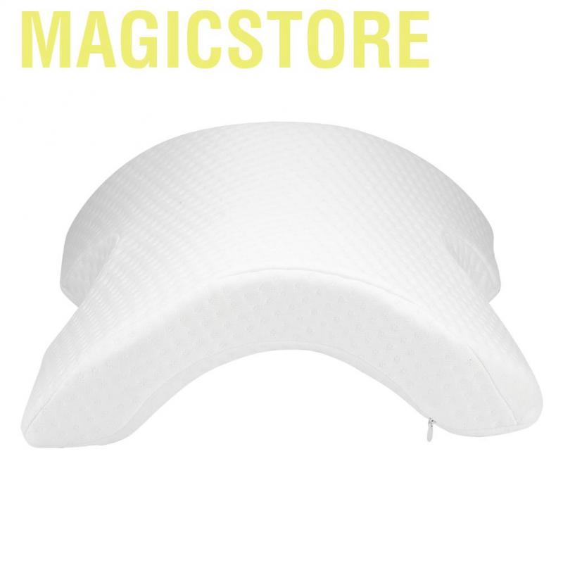 Magicstore Arch U Shape Pillow Curved Memory Foam Sleeping Neck for Home Office Bed