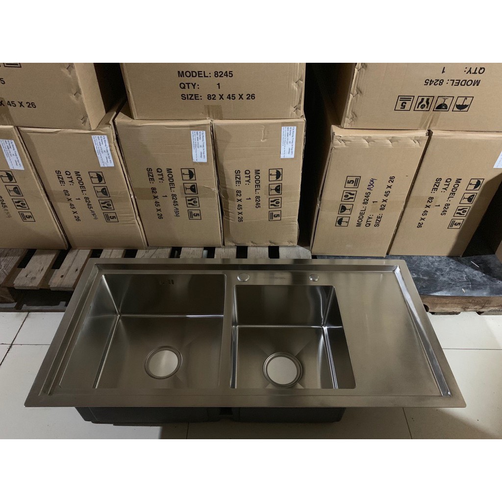CHẬU RỬA CHÉN INOX ĐÚC 304