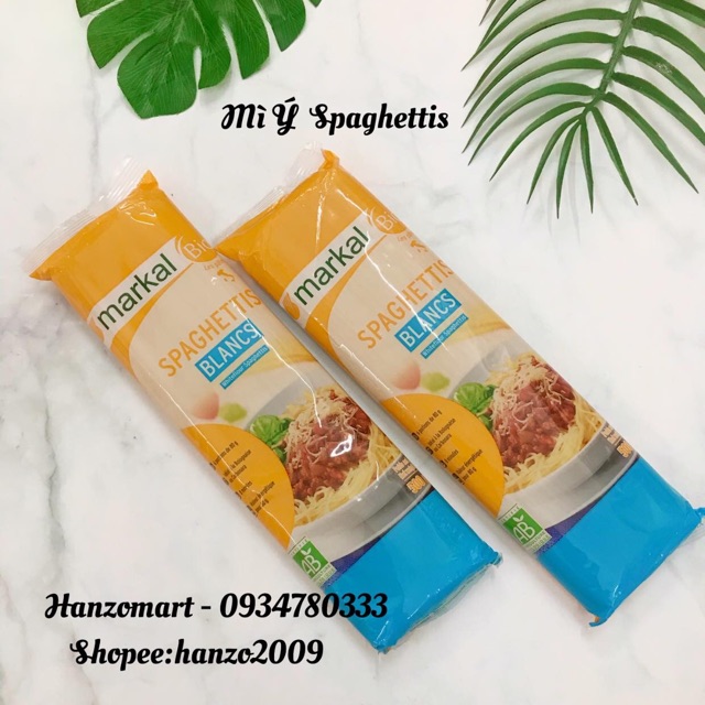 Mì Ý hữu cơ Spaghetti Markal 500gr