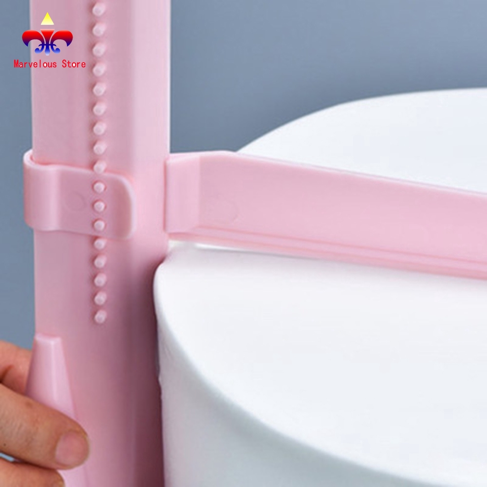 Bộ dụng cụ trét phẳng bánh kem kích thước nhỏ bằng nhựa dùng để làm bánh kem trang trí thủ công