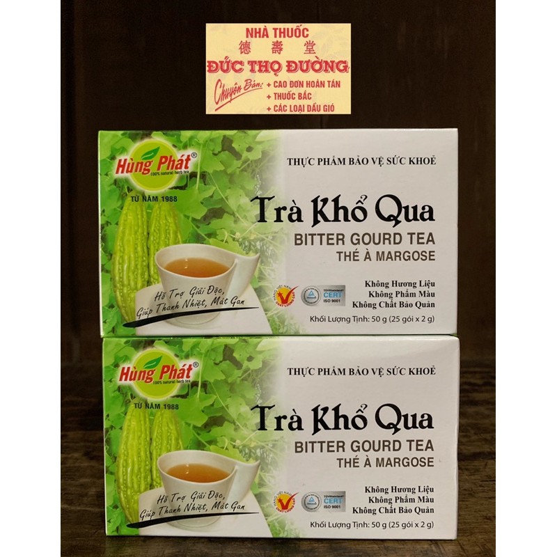 Trà Khổ Qua 25 túi lọc ĐTĐ