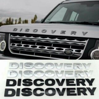 Discovery chữ nổi 3d xếp thẳng