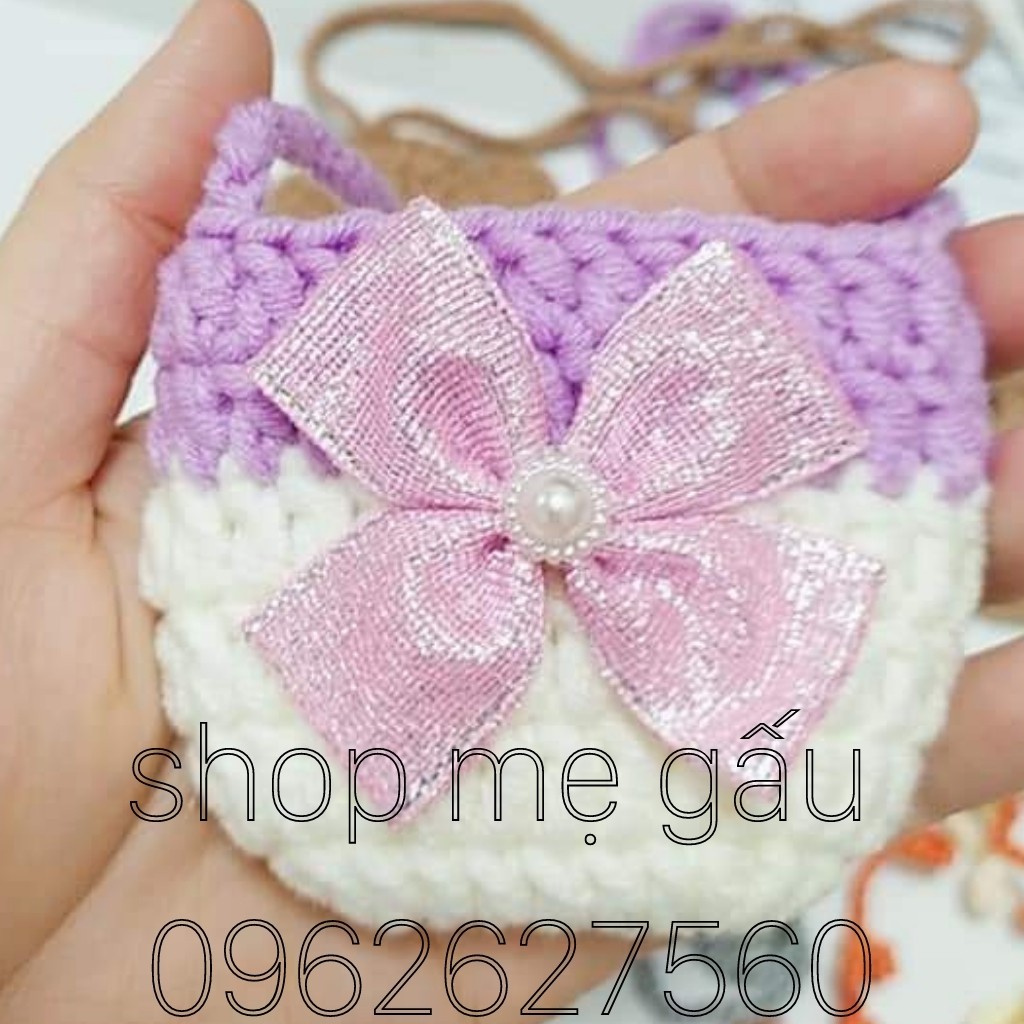 Túi đựng tỏi cho bé HANDMADE Túi đựng tỏi hình thú xinh xắn chất sợi dệt bền đẹp, may theo nhu cầu đặt hàng