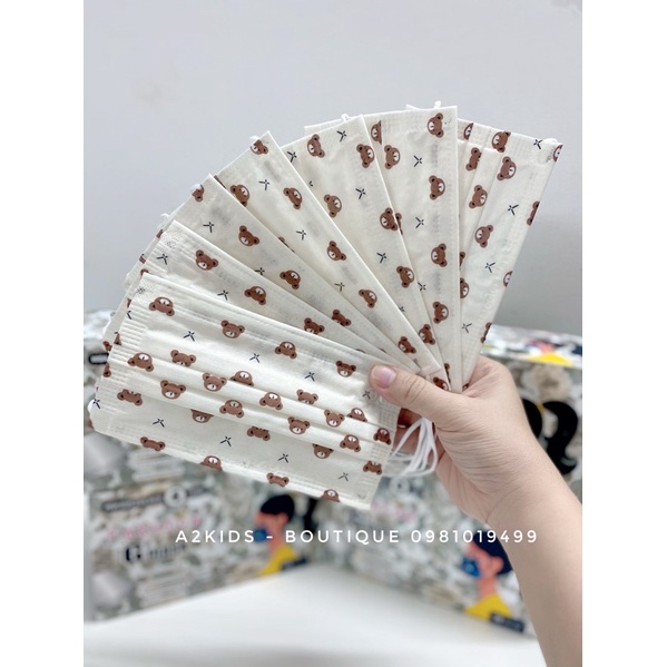 Khẩu Trang Cao Cấp 4 Lớp Hoạ Tiết Hoạt Hình Garcotex Fashion Mask (Phiên Bản Giới Hạn)