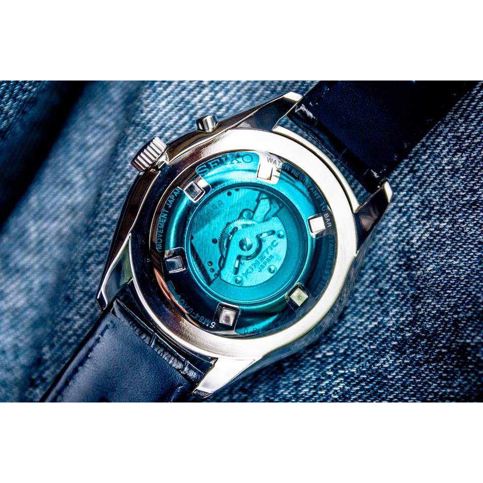 Đồng hồ nam Seiko Kinetic SRN061P1 - Máy Quartz - Dây da chính hãng - Kính khoáng