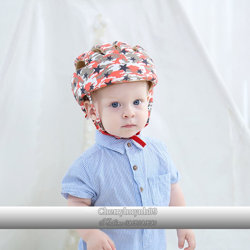 MŨ BẢO VỆ ĐẦU CHO BÉ TẬP ĐI, TẬP BÒ SONGZHILONG