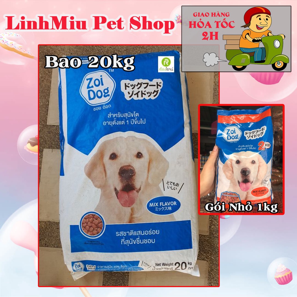 Thức Ăn Cho Chó Trưởng Thành Zoi Dog - Bao 20kg