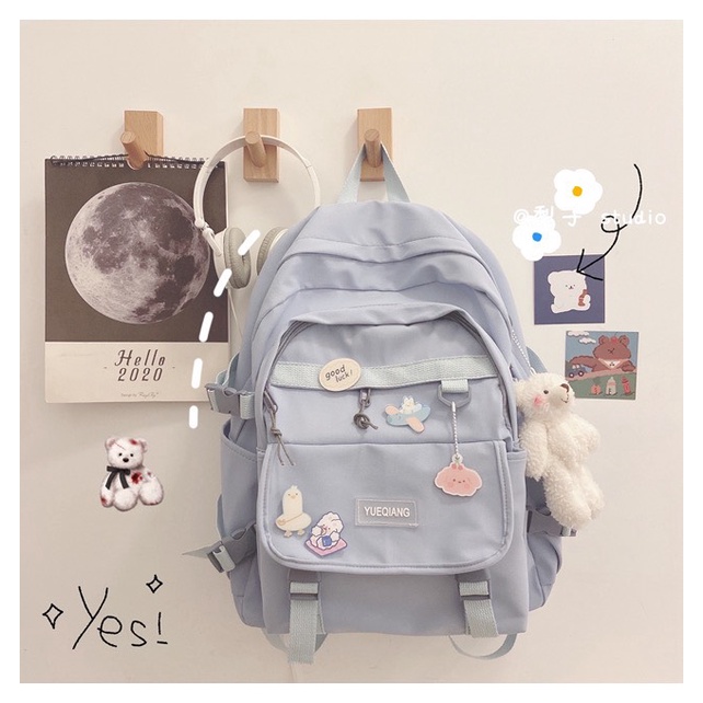 🕙 Balo kiểu dáng basic xì tin đi học Vokoko ver 2 🌈✨ Hàng có sẵn