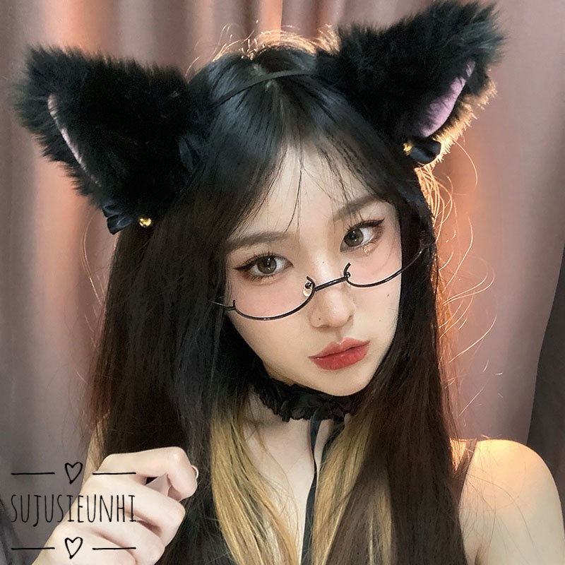 Cặp kính không tròng nửa gọng thời trang, phối được nhiều kiểu -kính cosplay