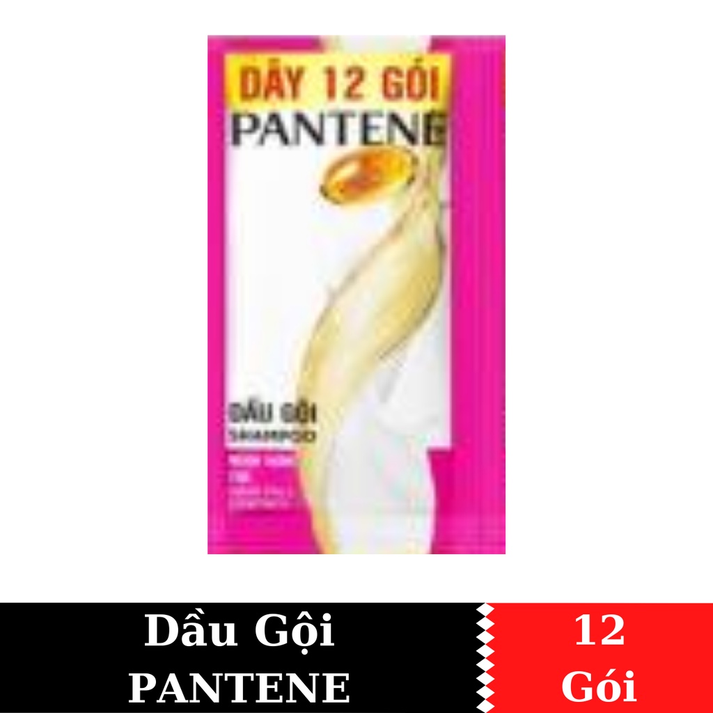 Dây Dầu Gội &amp; Dầu Xả PANTENE Ngăn Rụng Tóc Dây 6g x 12 Gói