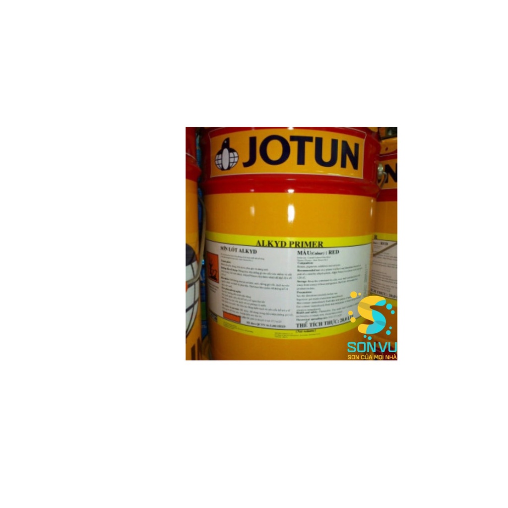 Jotun - Sơn Chống rỉ Alkyd Primer màu Xám, màu đỏ - chống ăn mòn cho sắt thép - Lon 5 Lit