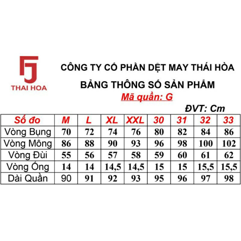 Thái Hoà Chính Hãng Quần tây lưng cao tôn vòng 3 cực đẹp G982
