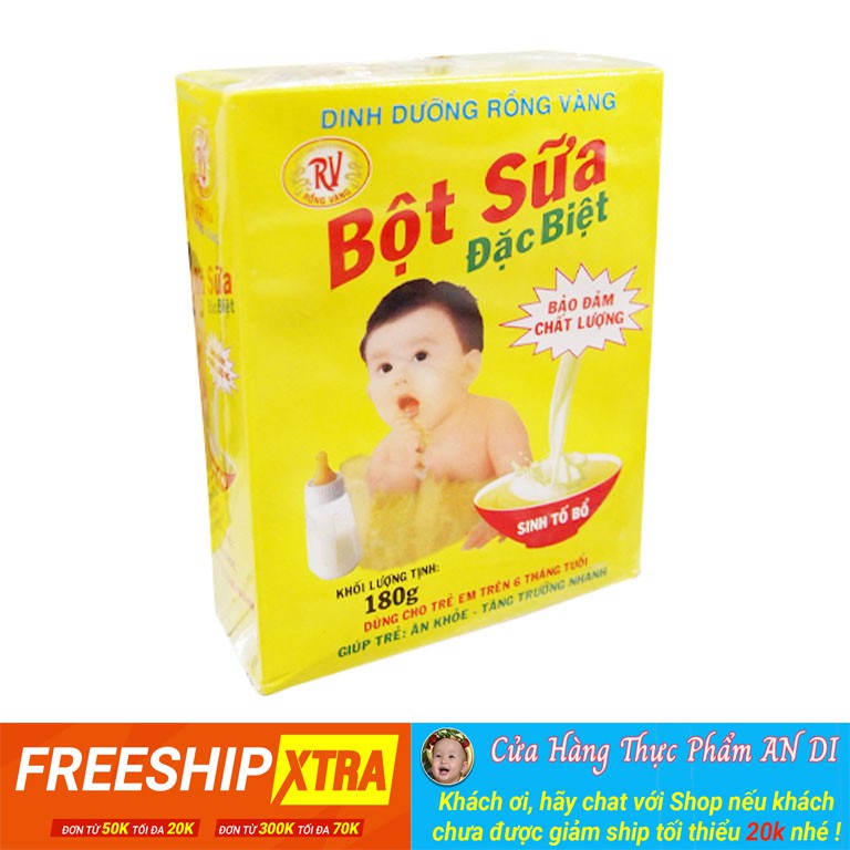 Bột Sữa Rồng Vàng Ăn Dặm - ( giúp bé ngon miệng)