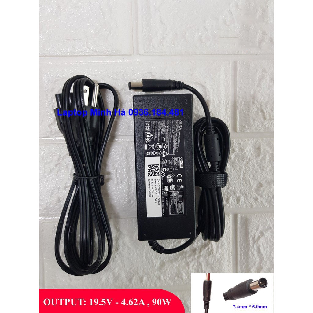 Sạc laptop dell 4,62 chân kim to - Bảo hành 12 tháng 1 đổi 1