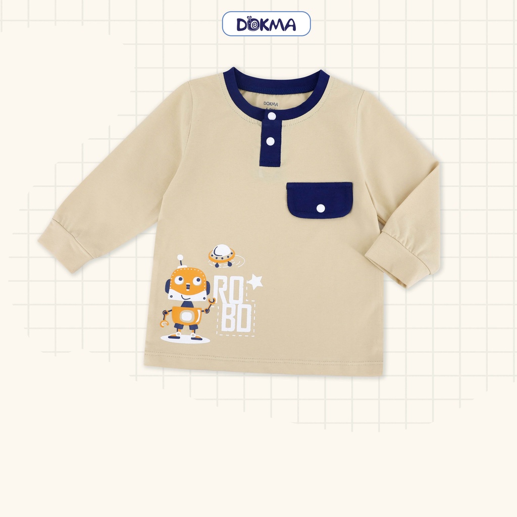 DA1086 Áo bổ trụ dài tay Dokma BT