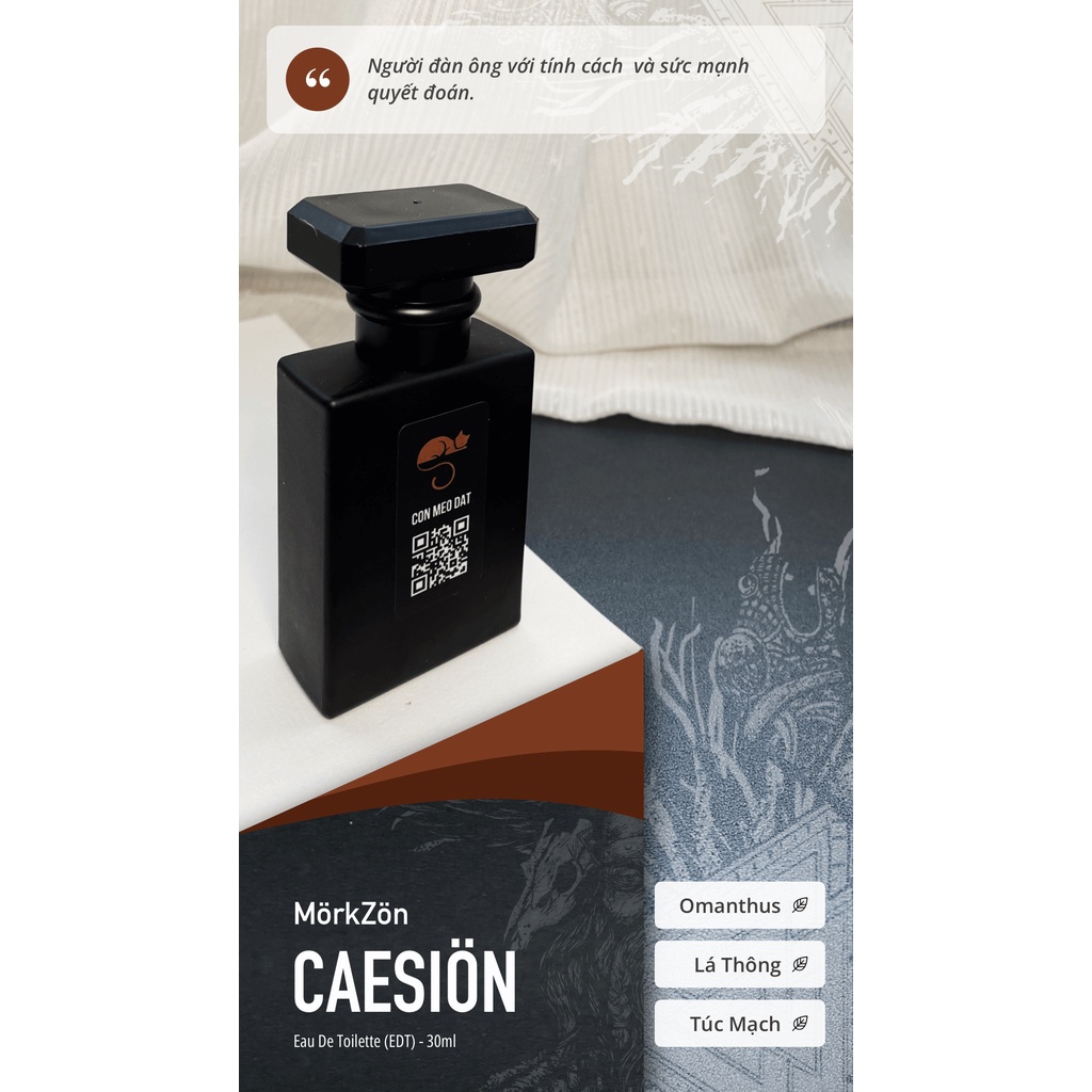 MörkZön Caesiön - Nước hoa chế tác Con Mèo Đất