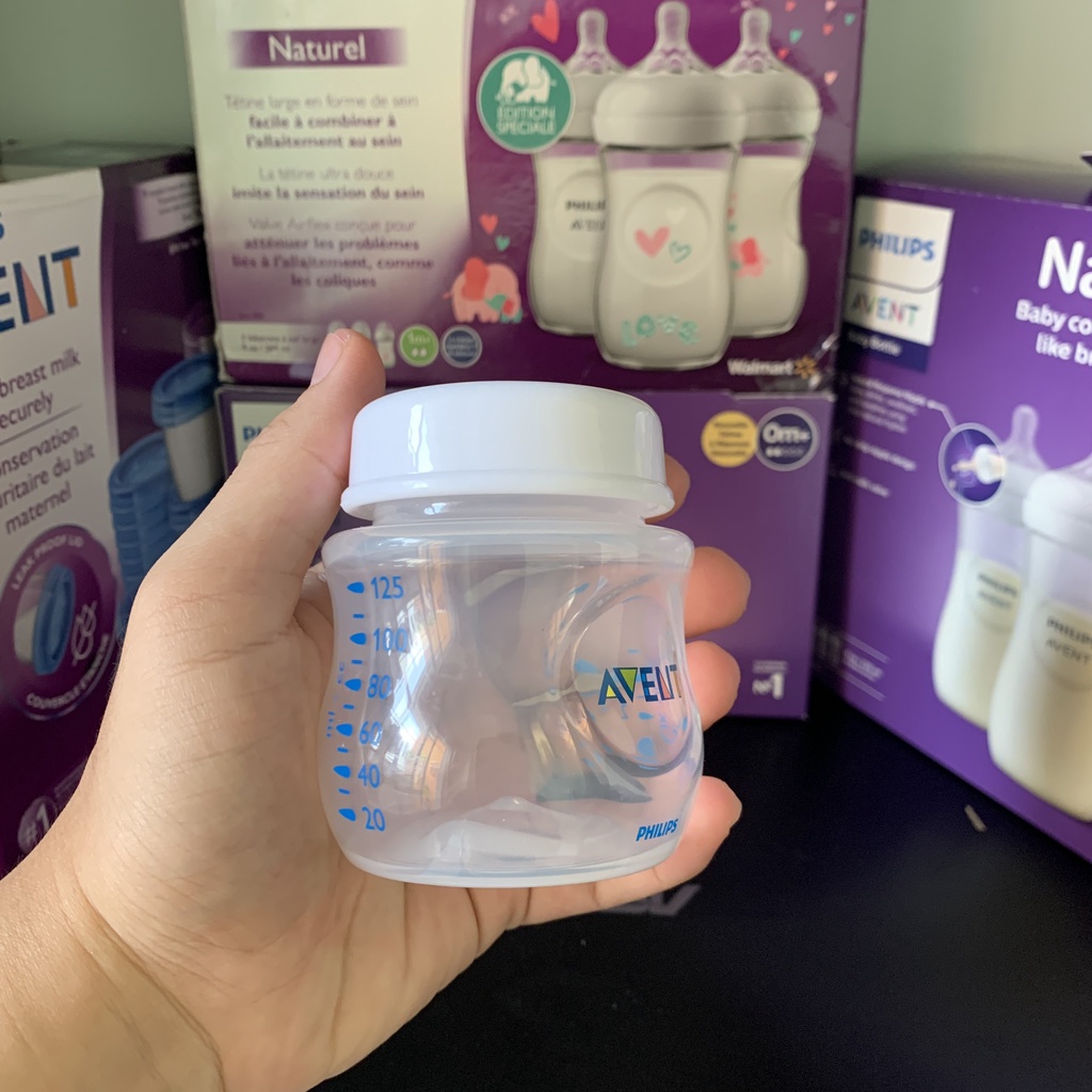 Nắp đậy bình sữa Avent Natural cổ rộng, nắp vặn chắc chắn để cất trữ sữa