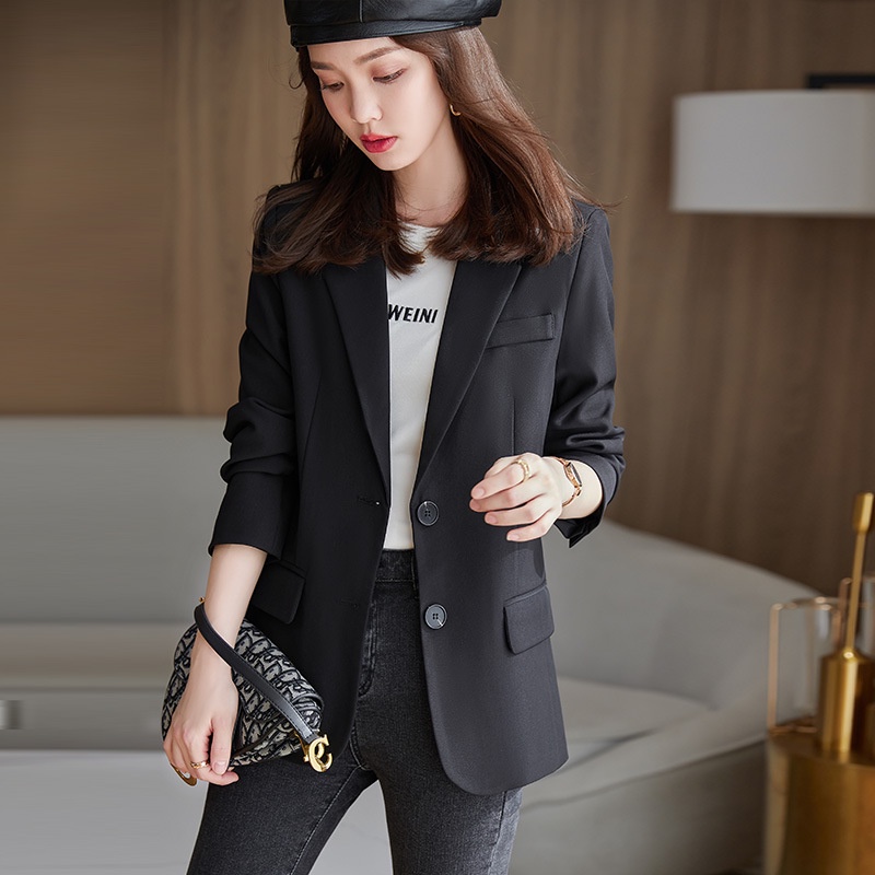 Áo blazer nữ tay dài dáng rộng công sở bigsize phong cách ulzzang hàn quốc BSTORE AK01
