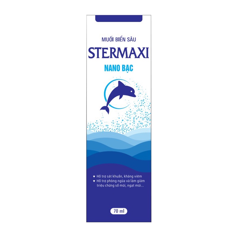 Xịt rửa mũi stermaxi nano bạc lọ 70ml