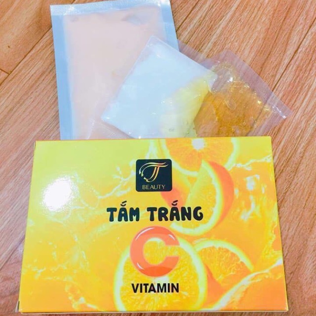 Freeship 99k TQ_Tắm trắng Cam Vitamin