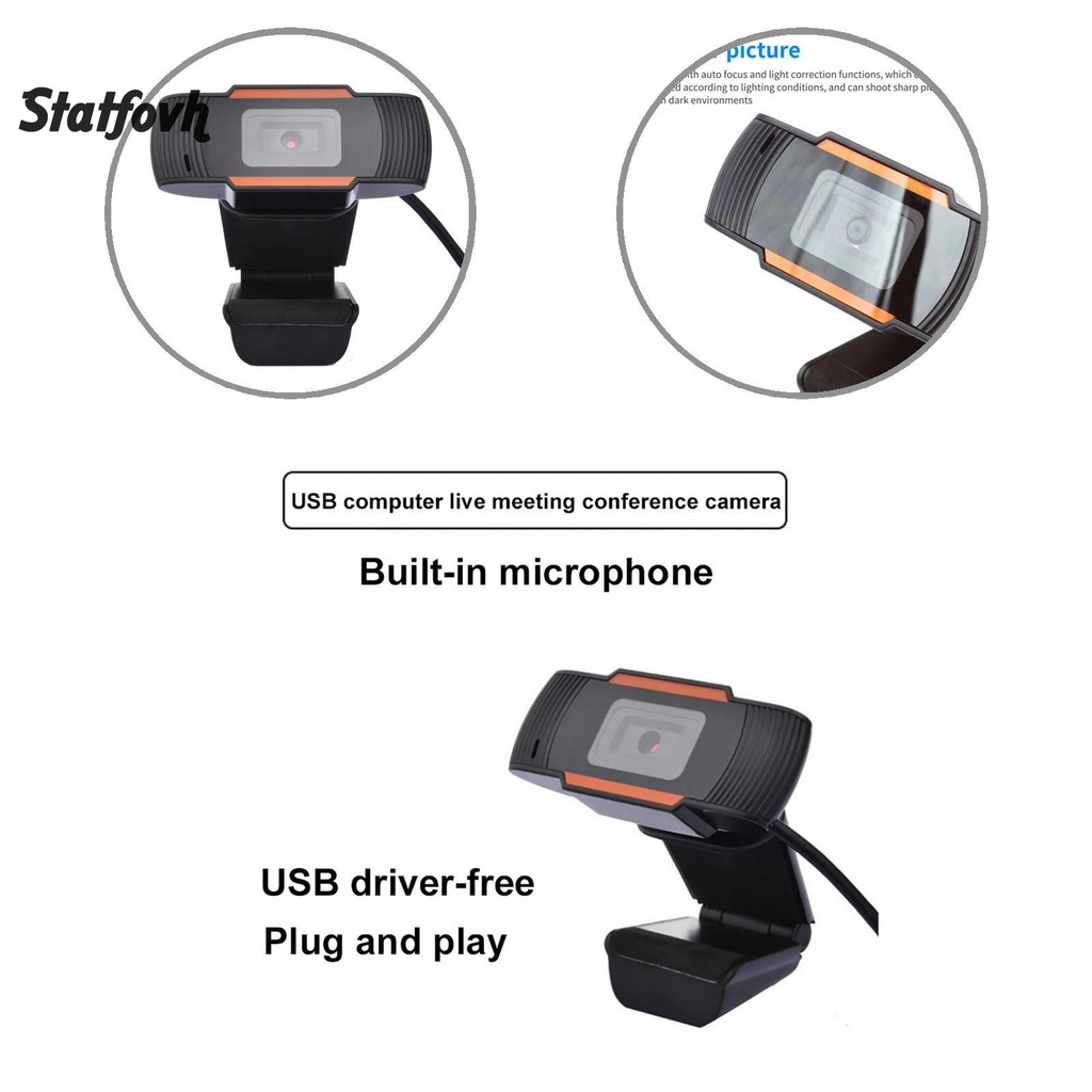 Webcam kỹ thuật số 720P 1080P cổng USB thông dụng cho quay video/ gọi điện thoại | BigBuy360 - bigbuy360.vn