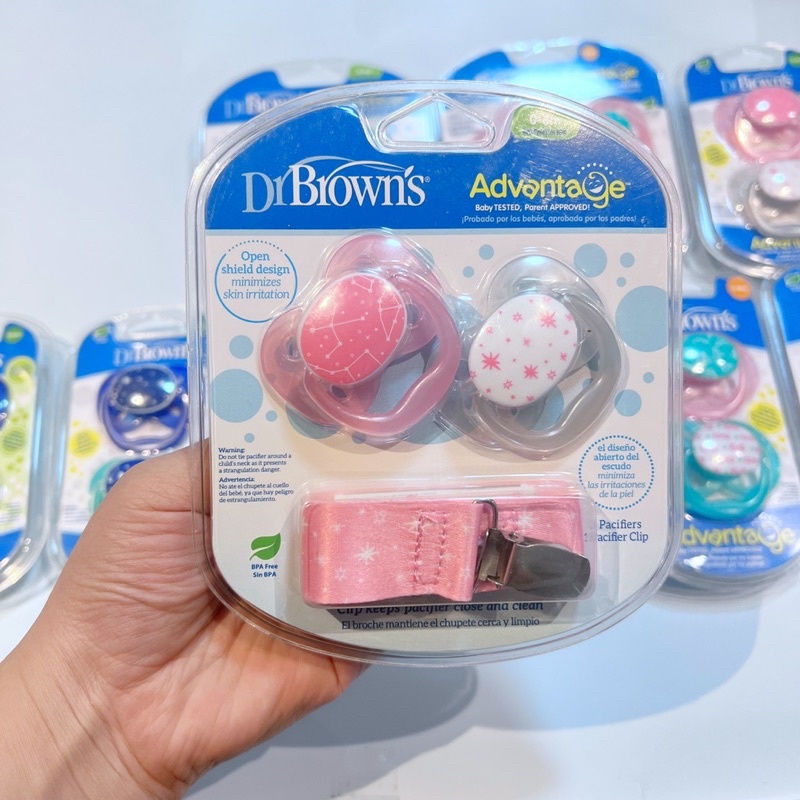 Ti giả chỉnh nha Dr.Brown's cho bé từ 0 - 18 tháng