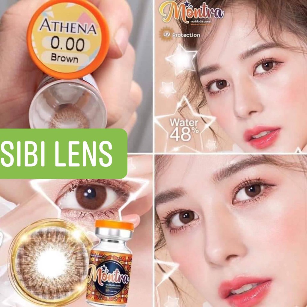 Lens Athena Brown - Lens Chuẩn Thái  - Cam Kết Chính Hãng