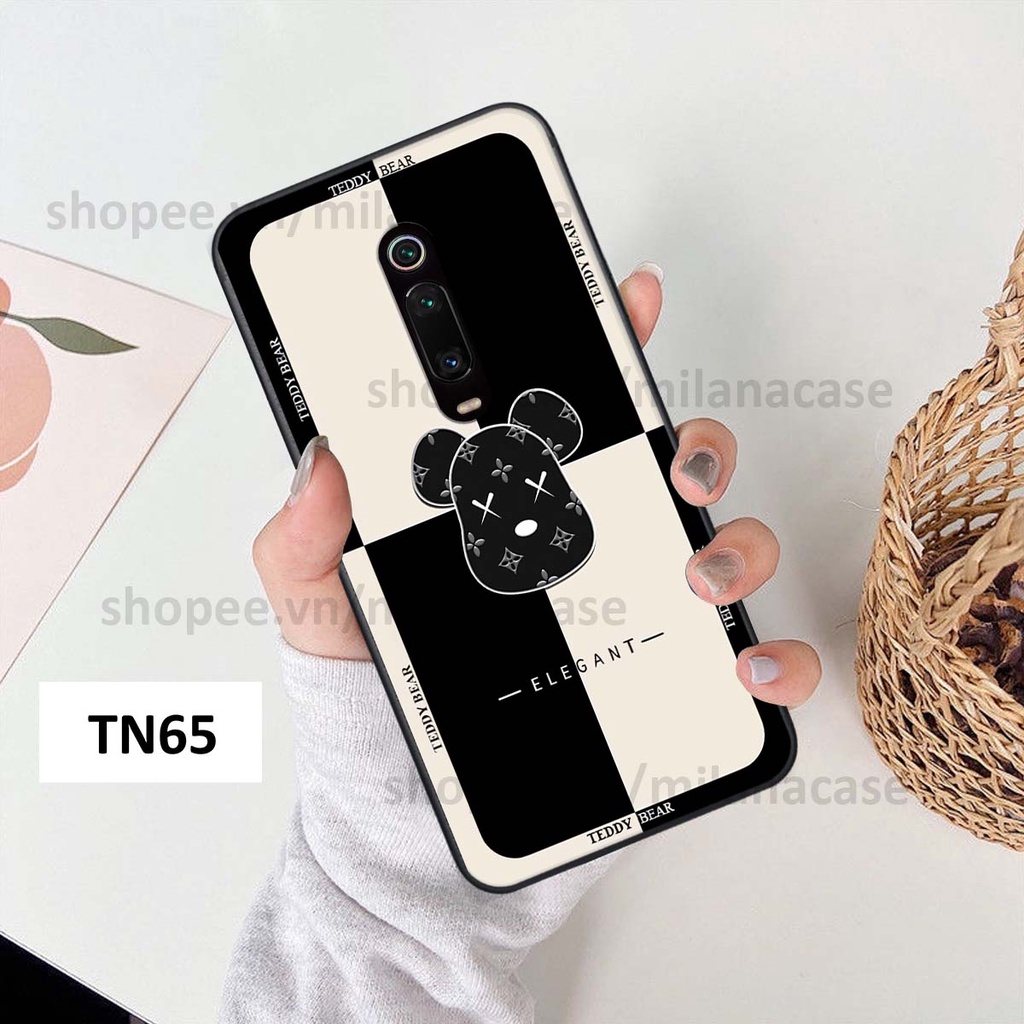 Ốp Xiaomi Redmi K20 / MI 9T gấu be@rBrick gấu Teddy Kaws siêu đẹp, phong cách, cá tính