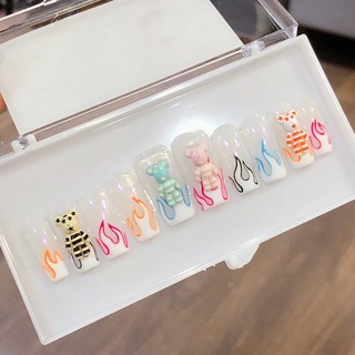 Nailbox - gấu & lửa
