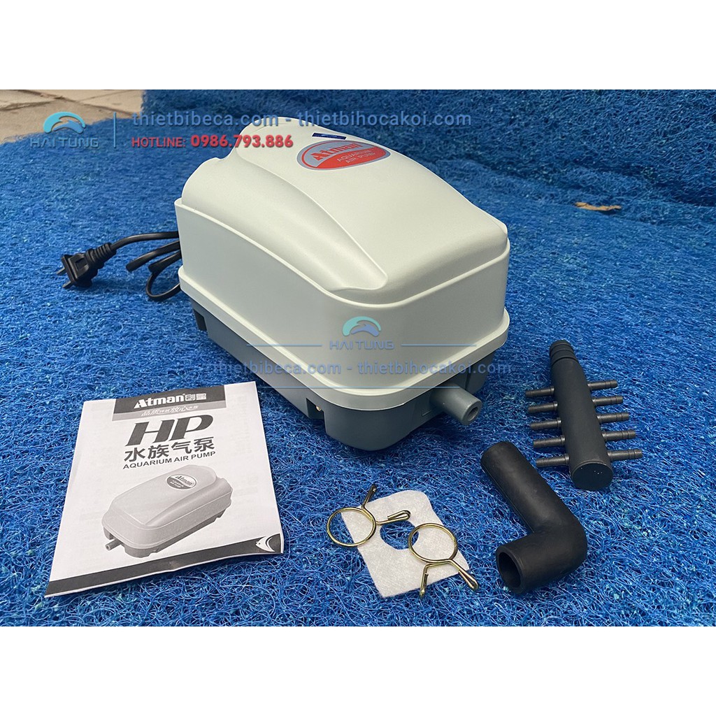 Máy sủi 10 vòi ATMAN HP 4000 .Máy sục khí oxi chuyên dụng cho hồ cá BỀN-ÊM-SIÊU RẺ
