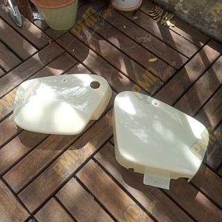 Cốp nhựa dame, 1 lỗ khóa,  không sơn kèm dây viền cốp với cặp ốc cốp