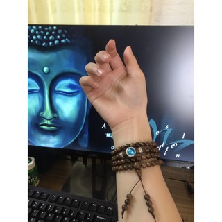 Vòng Trầm mix charm