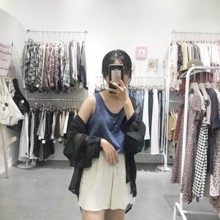 Áo ba lỗ thô xước