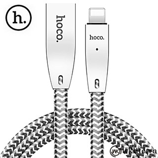 Cáp Sạc Hoco U11 Lightning Ngắt Điện Thông Minh