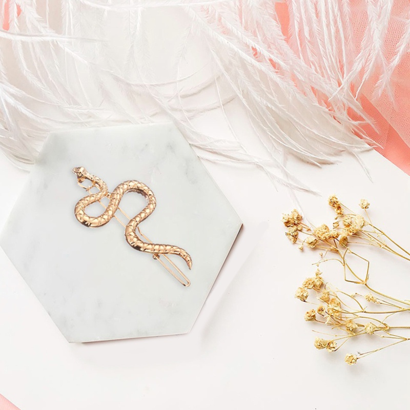 Kẹp Tóc Hình Con Rắn Phong Cách Vintage Dành Cho Nữ