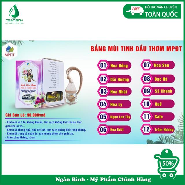 Tinh dầu thơm Ngân Bình với các mùi hương thiên nhiên cho không gian của bạn luôn ngát hương