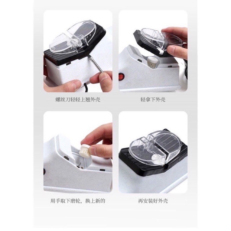 MÁY MÀI DAO MINI PHIÊN BẢN 2021 CÓ TẶNG KÈM ĐÁ  BH 1 đổi 1 nếu có lỗi từ nhà sản xuất