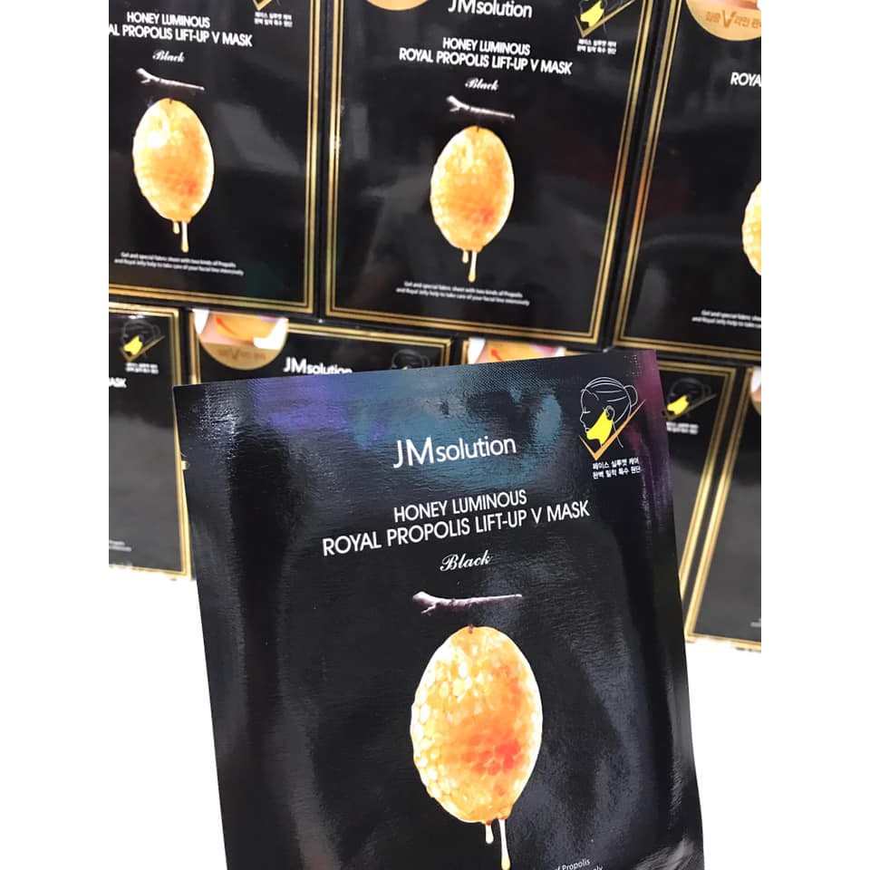 Mặt nạ nâng cơ mặt JM SOLUTION HONEY LUMINOUS PROPOLISH LIFT UP V MASK