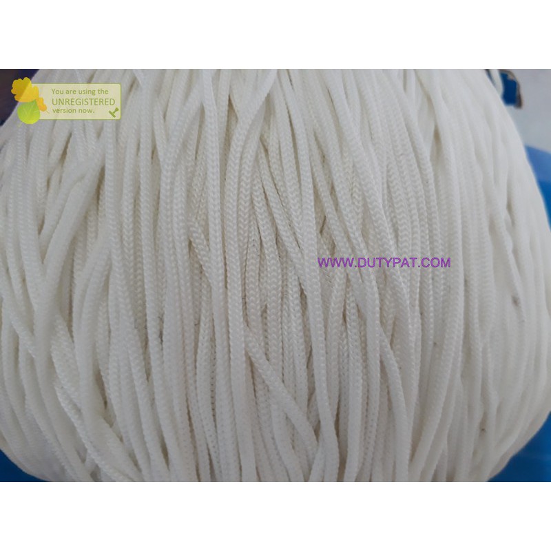 Dây dù 3mm mềm bó 5-10 met, dây đan vòng tay, vòng cổ