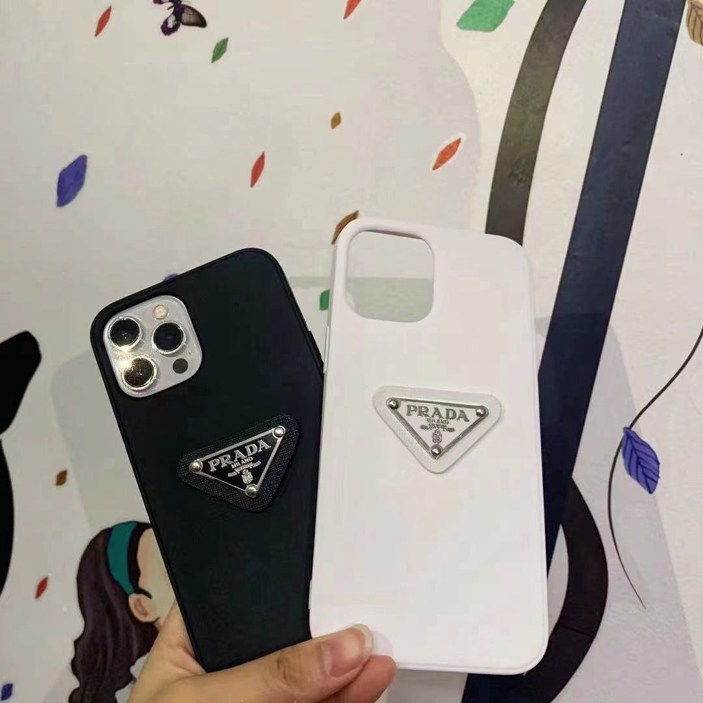 Prada Ốp Lưng Chất Liệu Tpu Cho Iphone 11 Pro Max 12 7 8 Plus Xs Max Xr