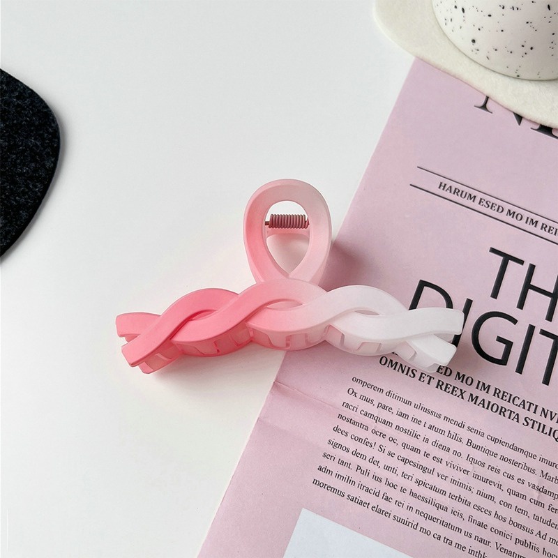 Kẹp Tóc Màu Hồng Gradient Thời Trang 2022 Dành Cho Nữ dreamdiary