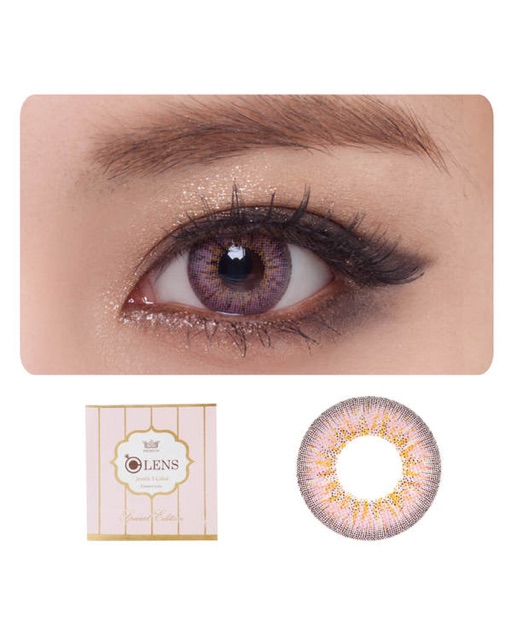 Lens pink siêu hot lens hồng kute